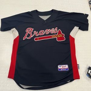 Atlanta Braves Majestic Batting Practice Jersey